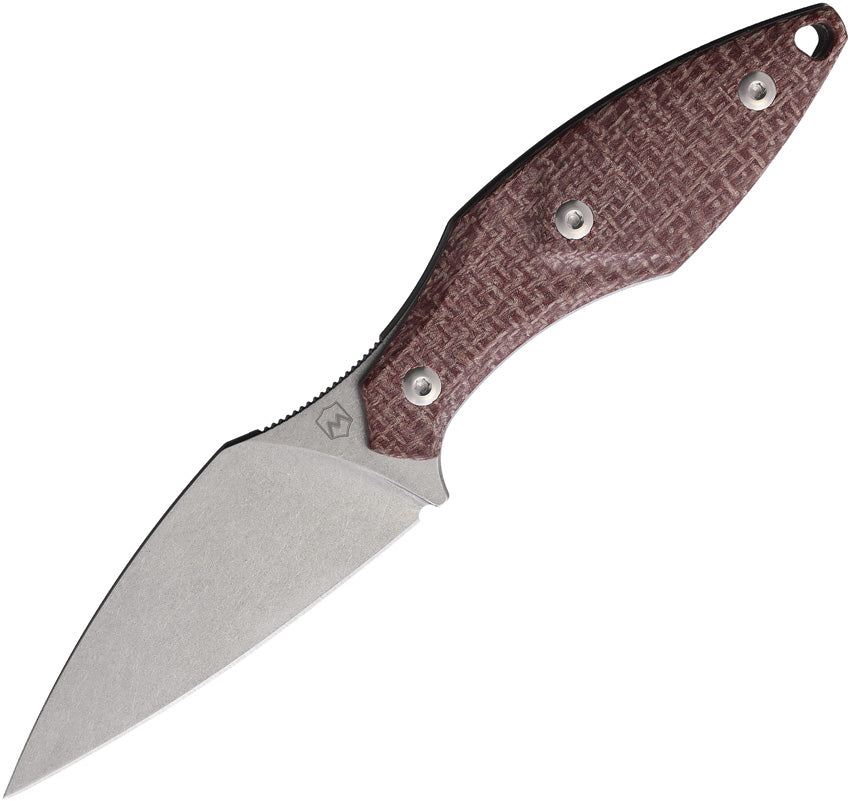 Hawky Fixed Blade Red Burlap MY9HWKRBFC