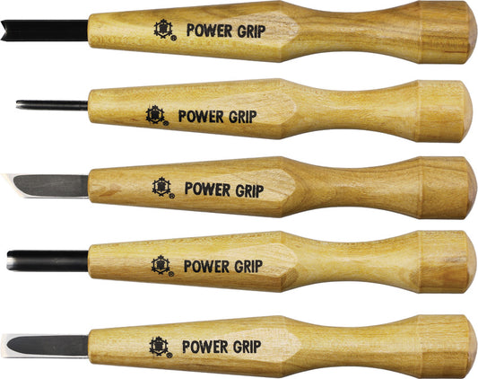Power Grip Wood Chisel Set 5pc 800053