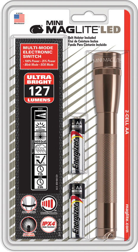 Mini Maglite LED 2AA Copper