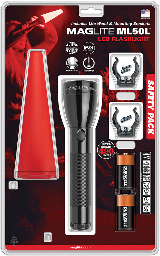 ML50L LED Flashlight Safety ML50L-1201G
