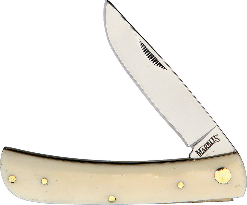 Work Knife White Smooth Bone PK114WH