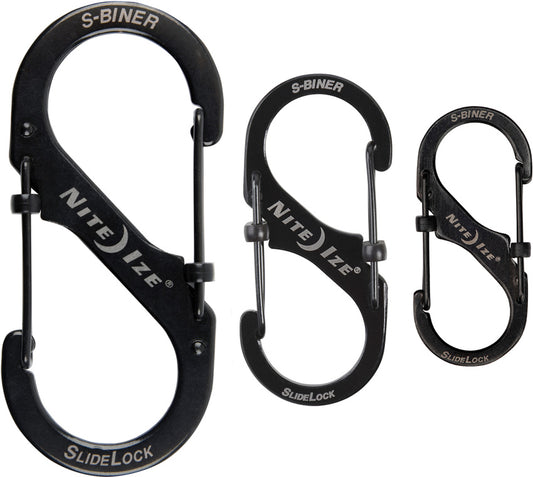 S-Biner Three Pack Black SB234-03-01