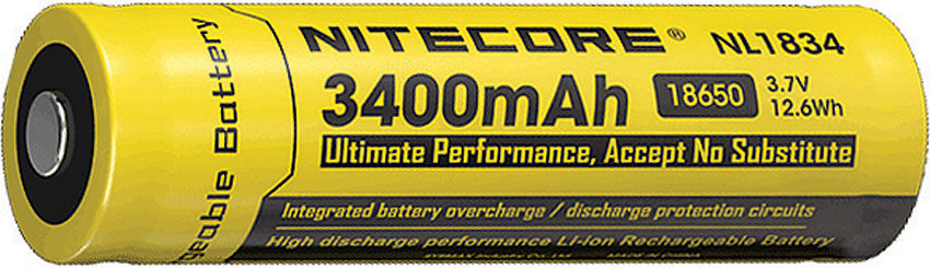 Rechargable 18650 Battery 3400