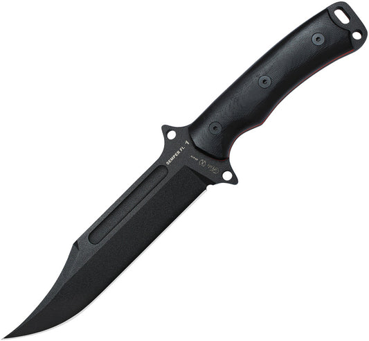 Semper Fi 1 Fixed Blade Black 143-N