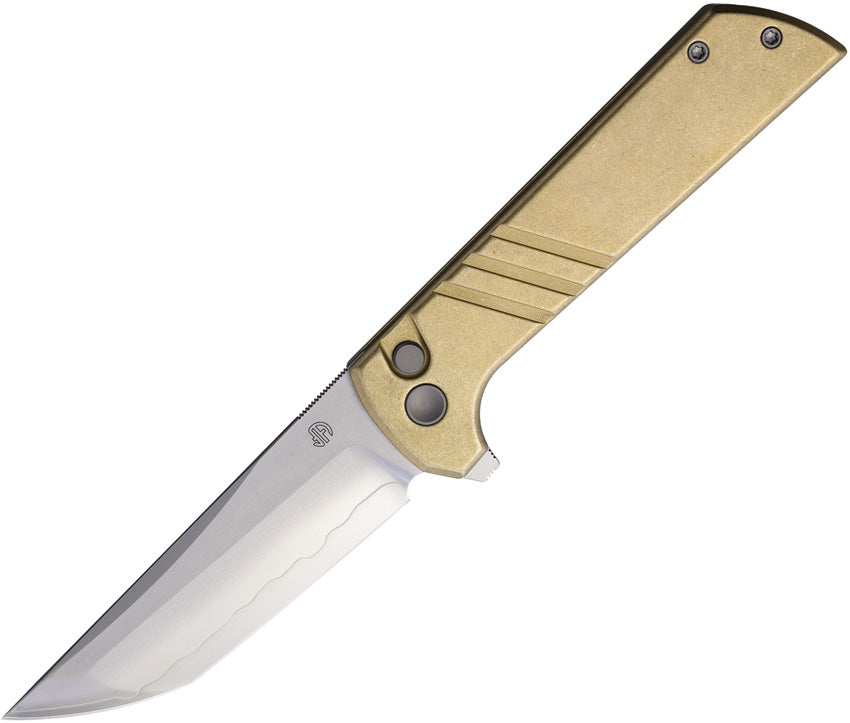 Chop 2 Button Lock Brz Stripe 2403-S
