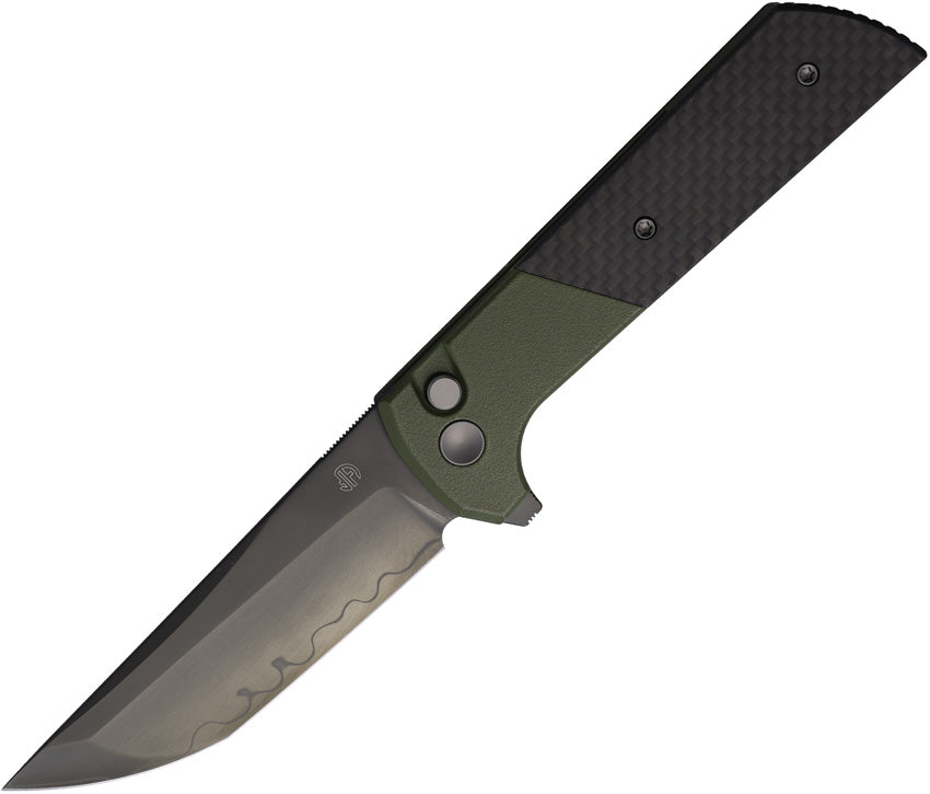 Chop 2 Buttonlock CF Green