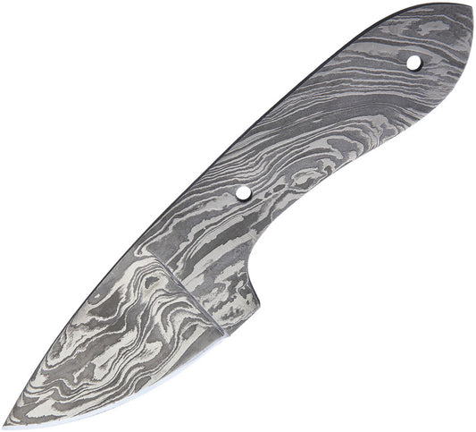Drop Point Damascus Blade