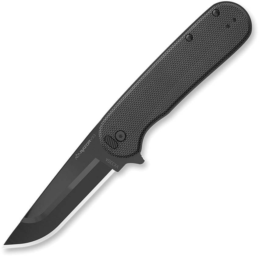 Razor VX3 Linerlock A/O Black  VX330A