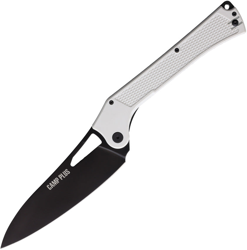 Camp Plus EDC Linerlock Wht LARGE KNIFE OD WHITE