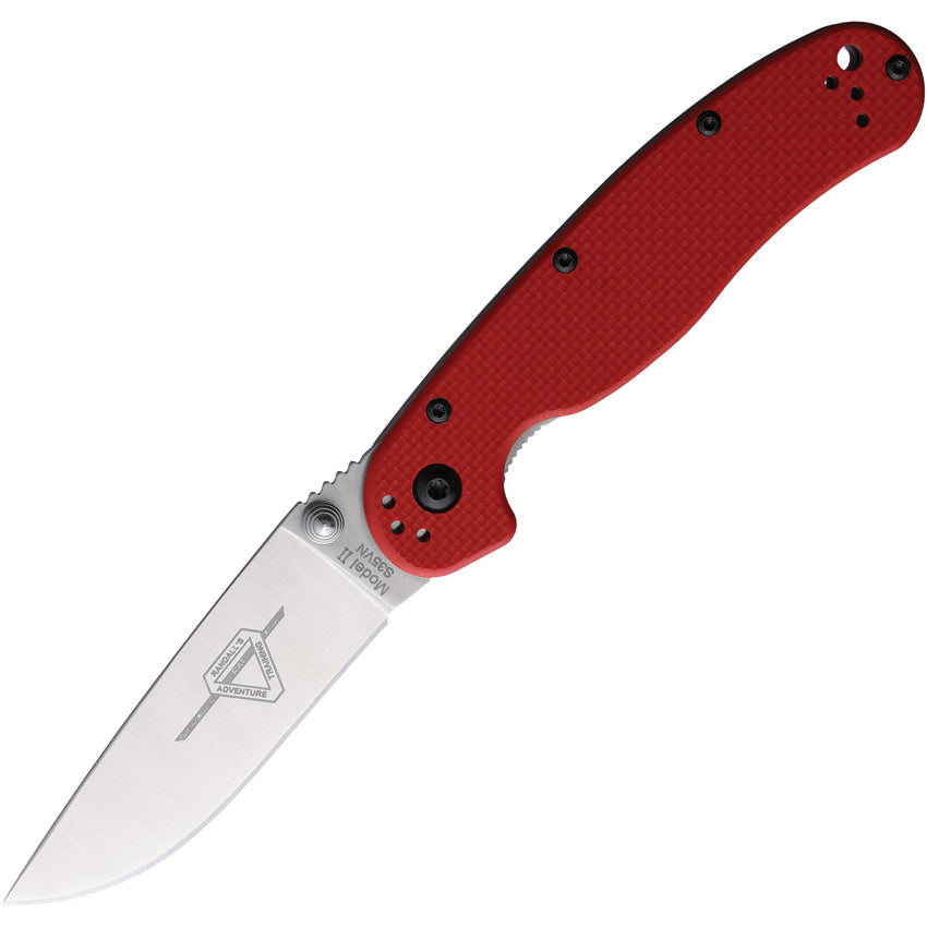 RAT II Linerlock Red G10 S35VN O8064
