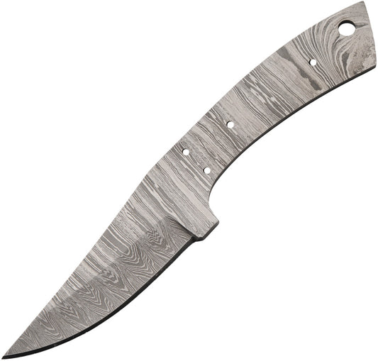 Curved Drop Point Damascus Bla