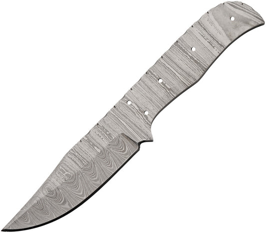 Clip Point Damascus Blank