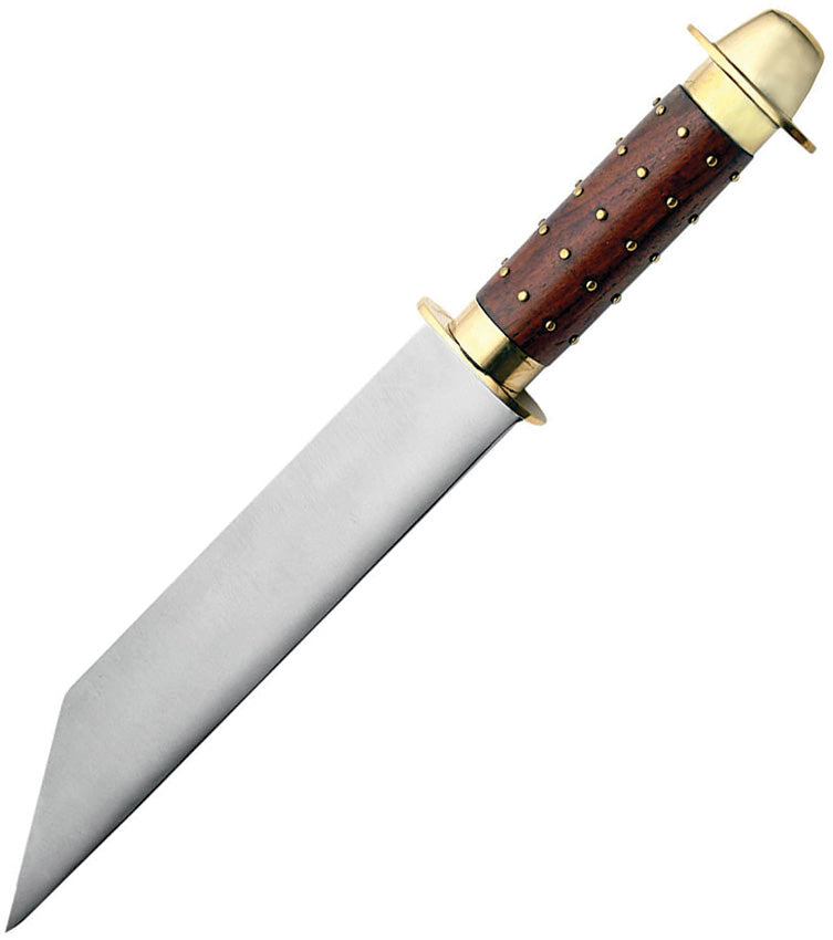 Seax Studded Wooden Handle