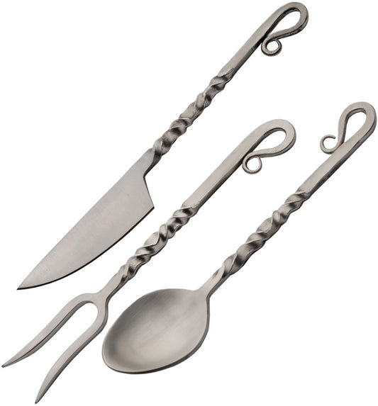 Twisted Utensil Set 3PC Satin