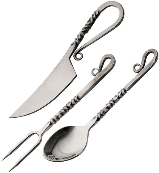 Twisted Utensil Set 3PC Mirror