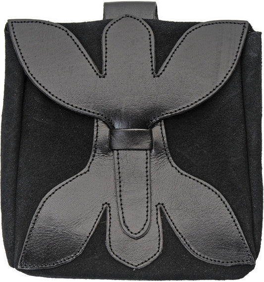 Large Medieval Pouch Black HS-4466BK