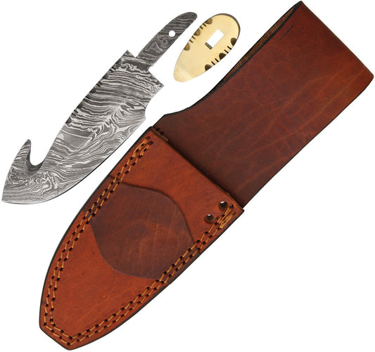 Damascus Guthook With Sheath