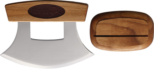 Ulu Birchwood Leather Inlay