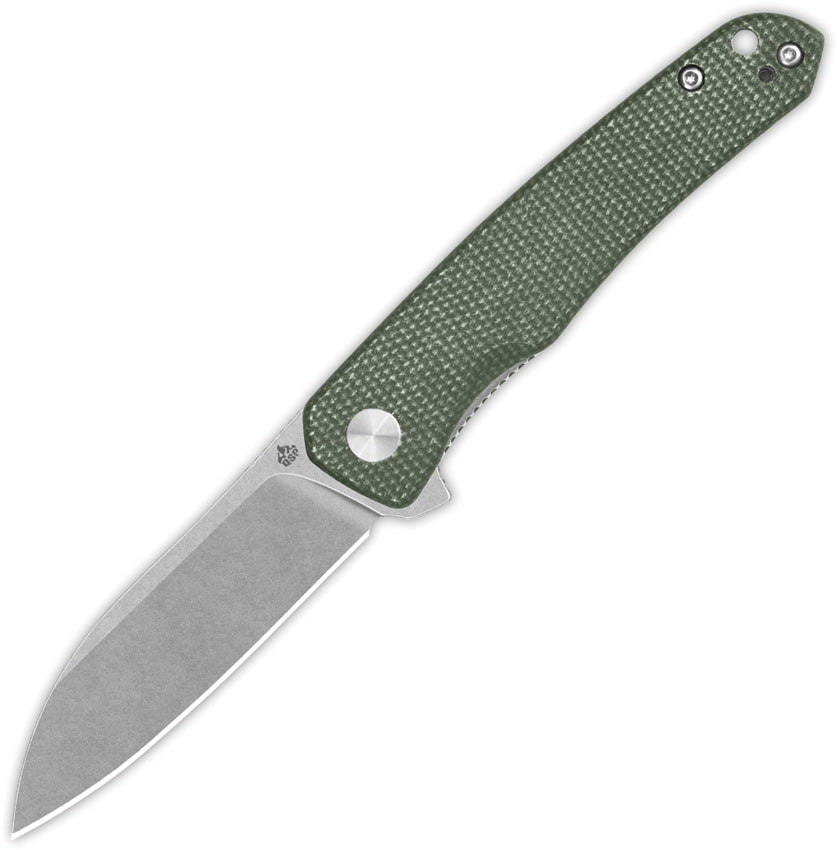 Otter Linerlock Green Micarta QS140-E1