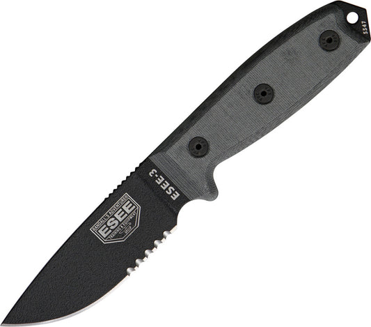 Model 3 Part Serrated