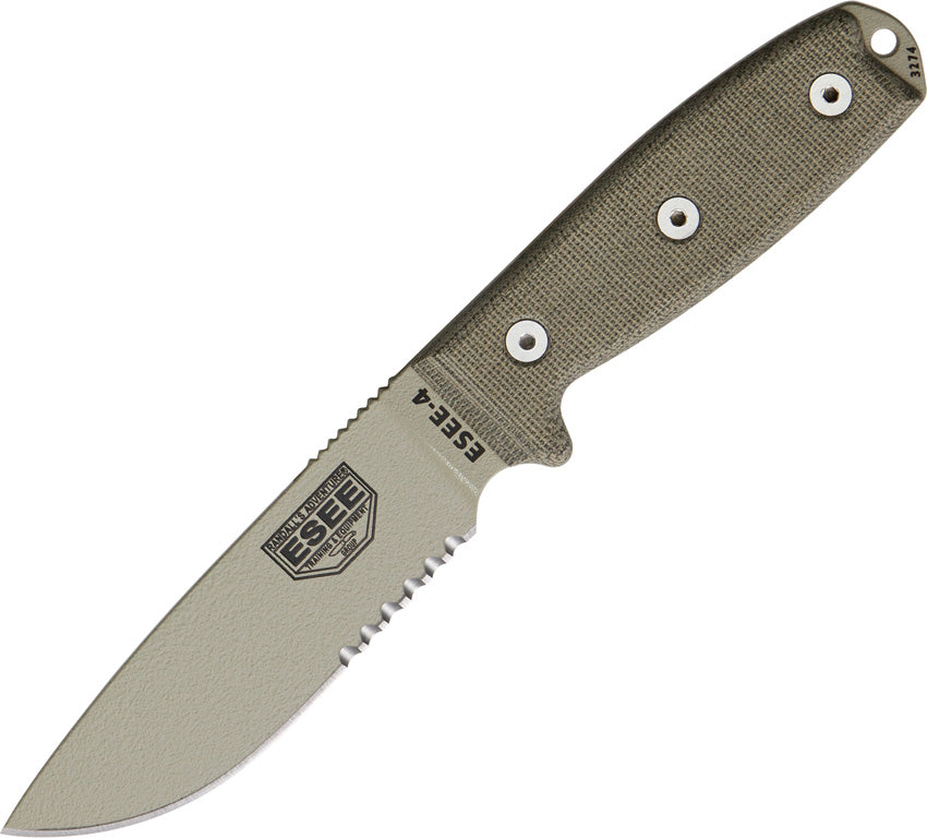 Model 4 Part Serrated ESEE-4S-DT