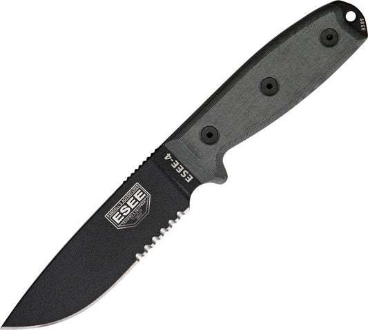Model 4 Part Serrated ESEE-4S-MB