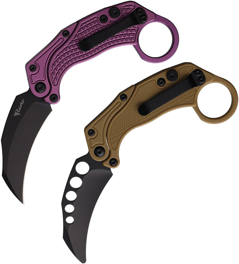 EXO-K Button Lock Purple Black EXO-K PURPLE BLACK PVD