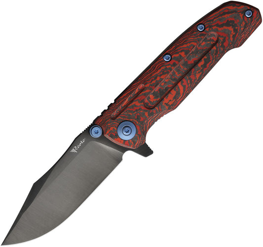 9DV2 Framelock Lava Fat CF
