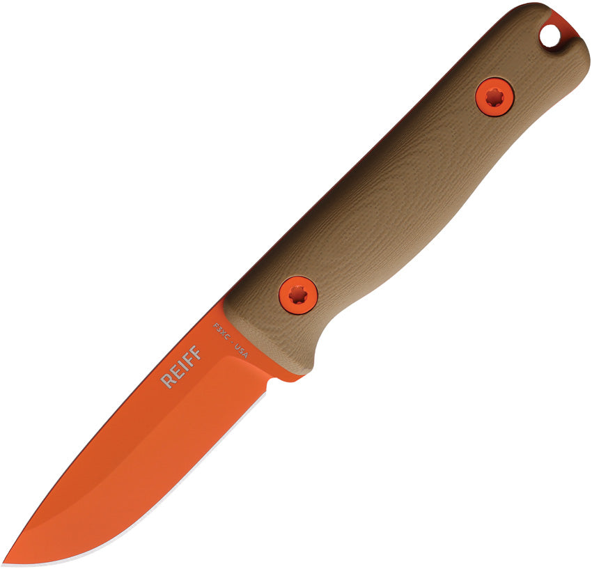 F3 XC Fixed Blade Tan Lthr F3018CTGBRCR