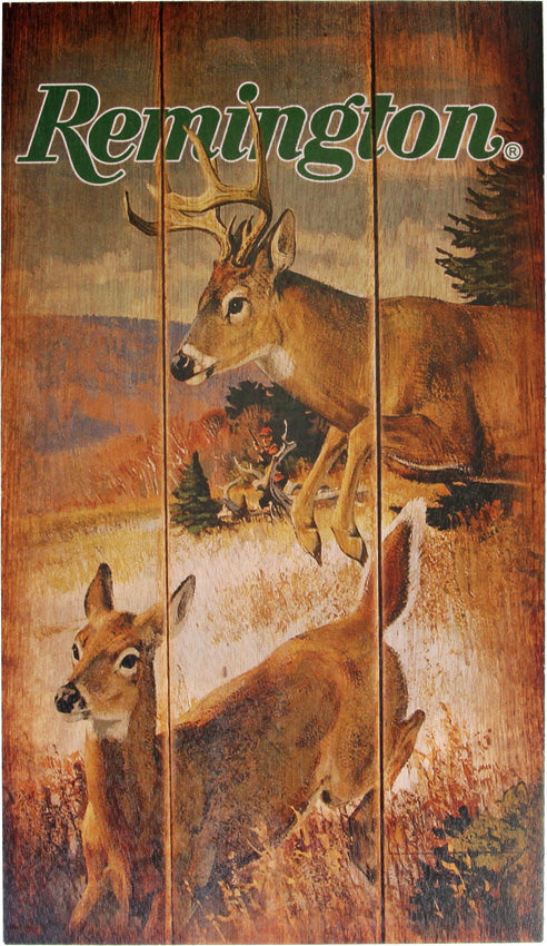 Flying Targets Deer Wood Sign RESG011