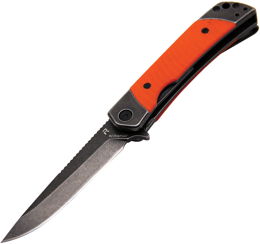 Duo Linerlock Drop Point Org DUODROPORG