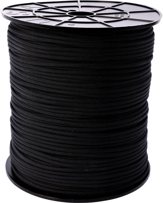 Parachute Cord Black Spool
