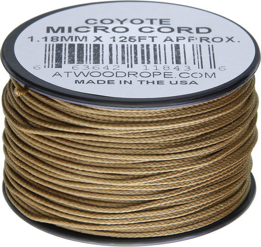 Micro Cord 125ft Coyote