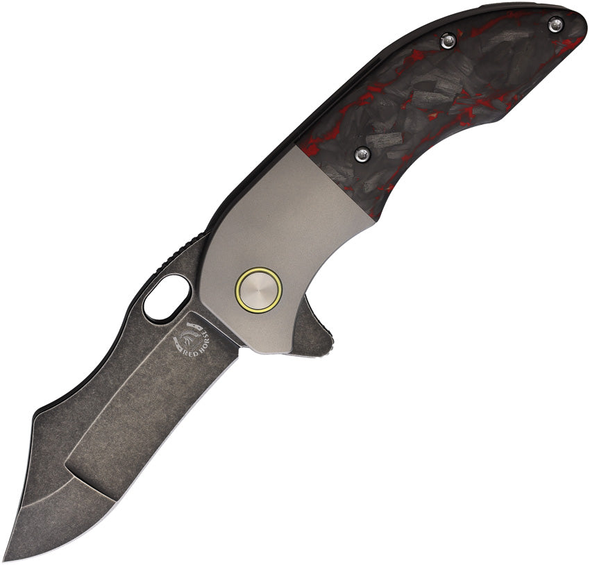 War Pig Framelock RedCF RMCF BSW