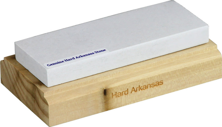 Hard Arkansas Stone on Wood 30972
