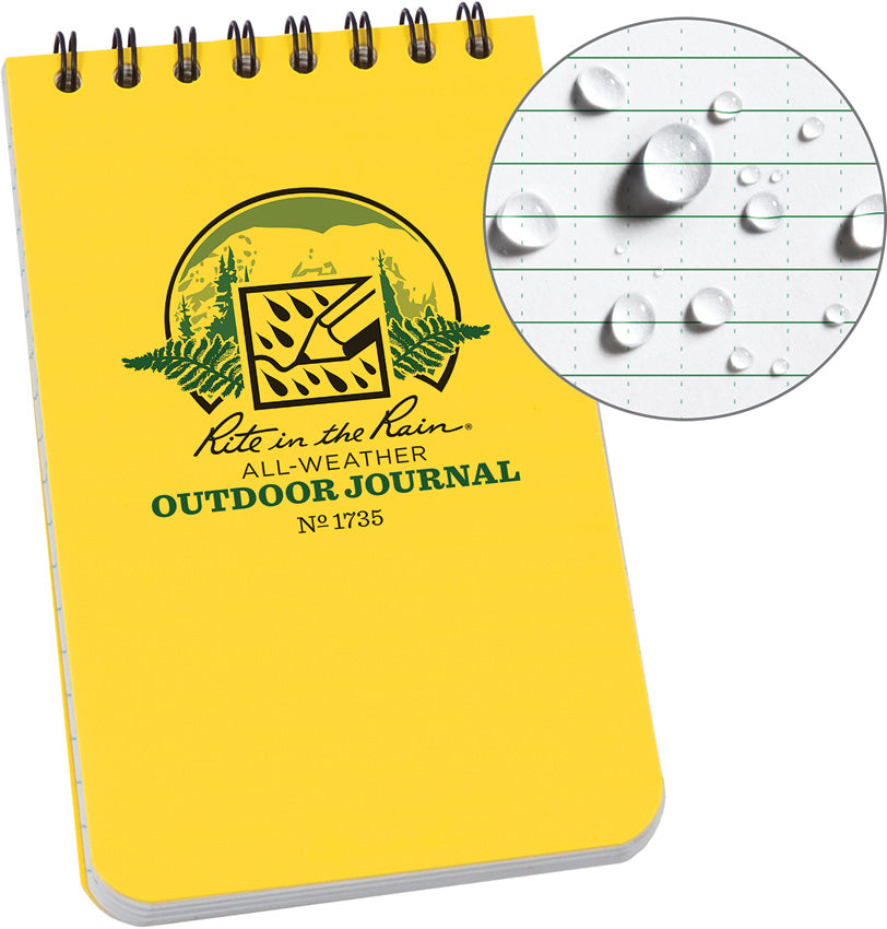 Top Spiral Yellow Notebook 3x5