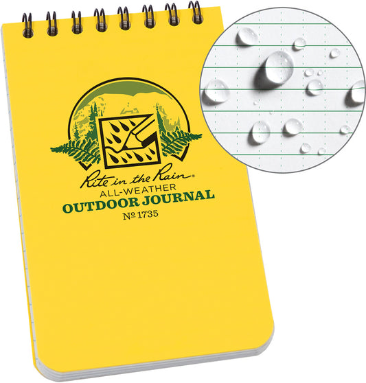 Top Spiral Yellow Notebook 3x5