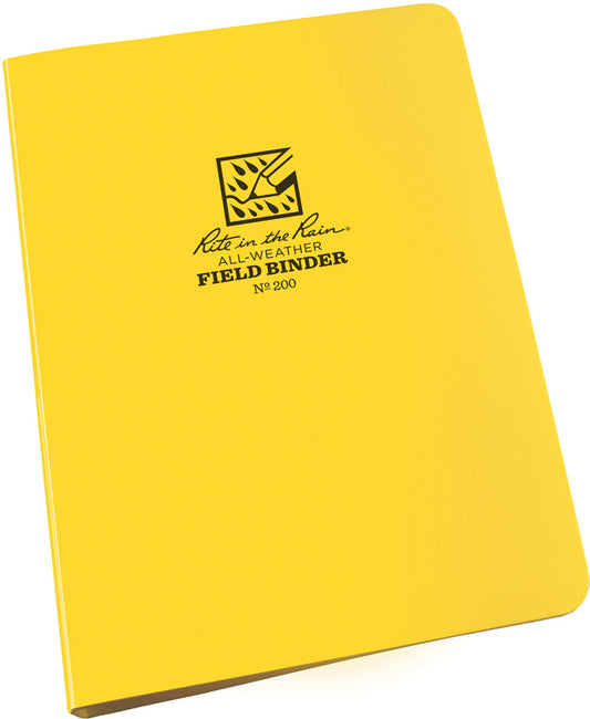 Ring Binder Yellow 1/2in