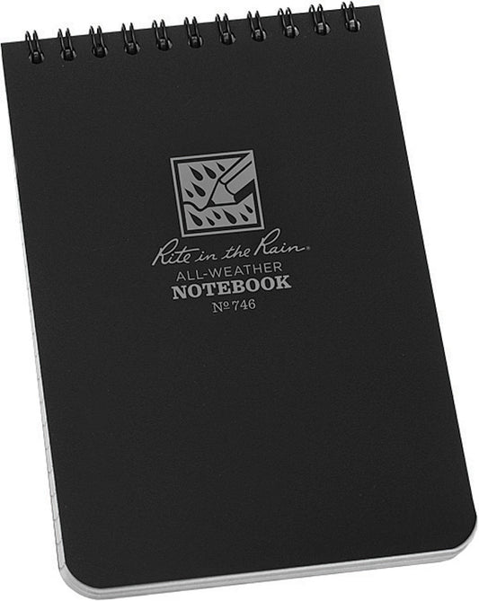 Top Spiral Notebook Black