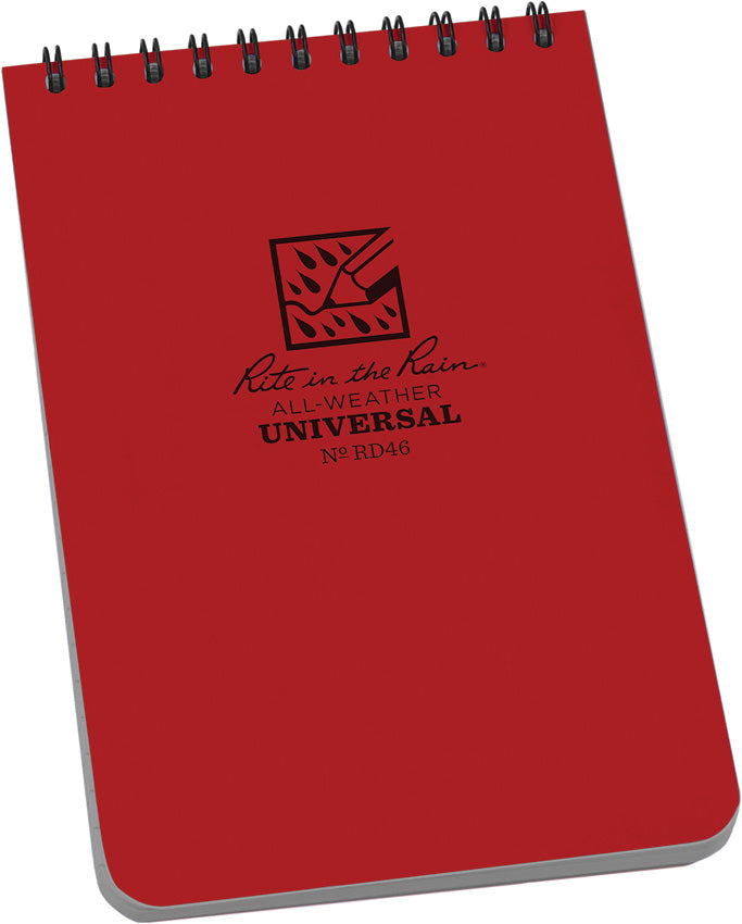 Top Spiral Red Notebook 4x6