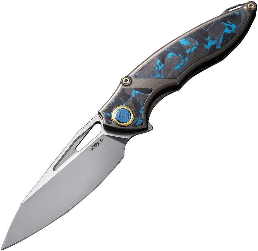 1902 Framelock Blue CF RK1902SBCF