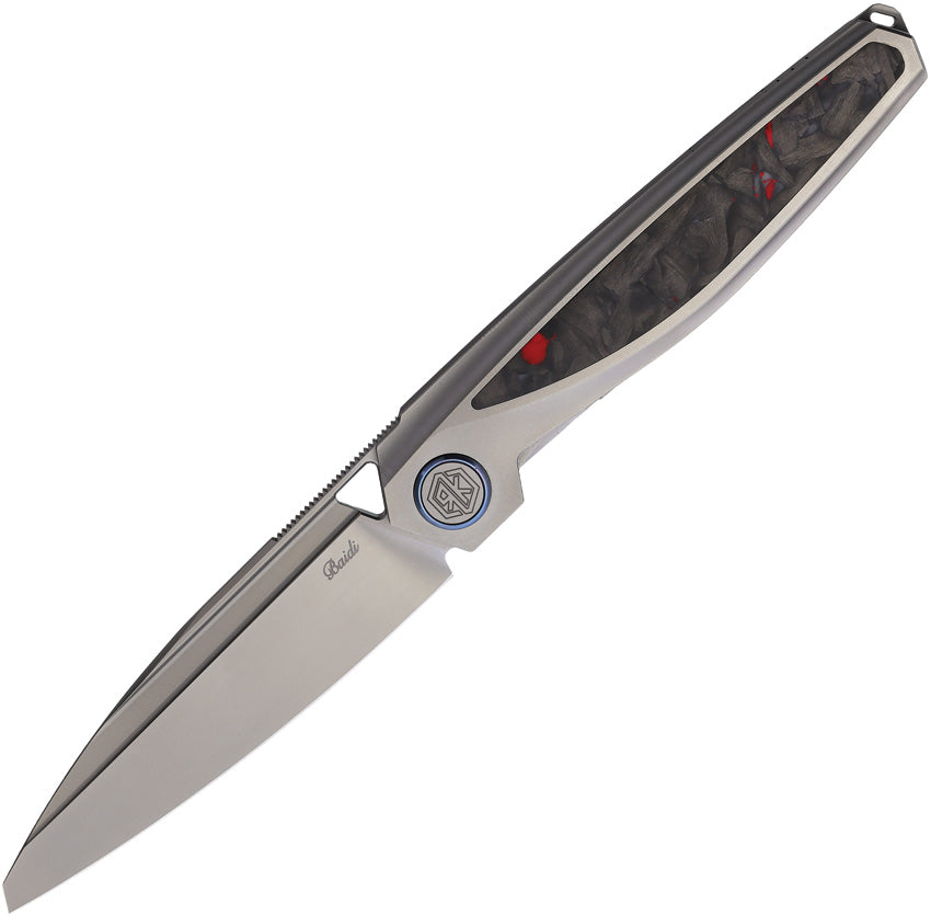Baidi-S Linerlock Red CF BAIDI-S-RCF