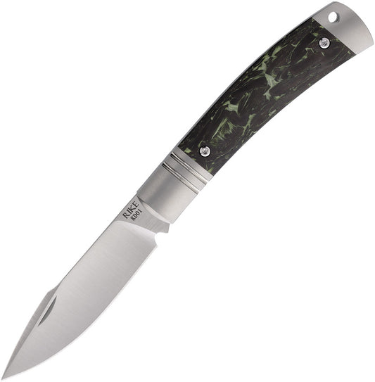Slip Joint Black Green CF