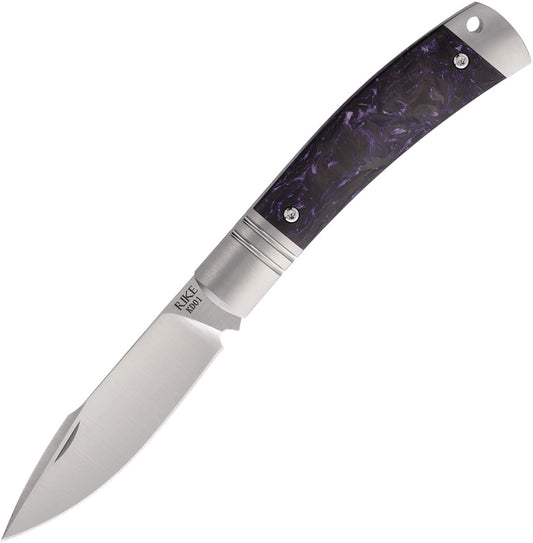 Slip Joint Black Purple CF