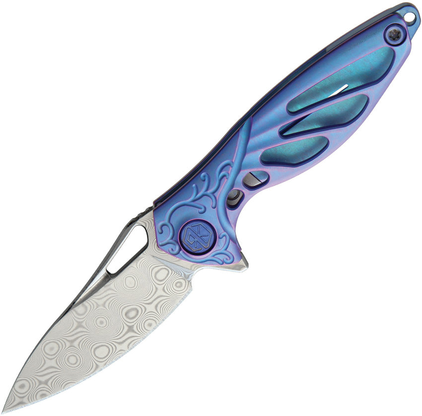 Hummingbird Framelock Blue  MINI BLUE
