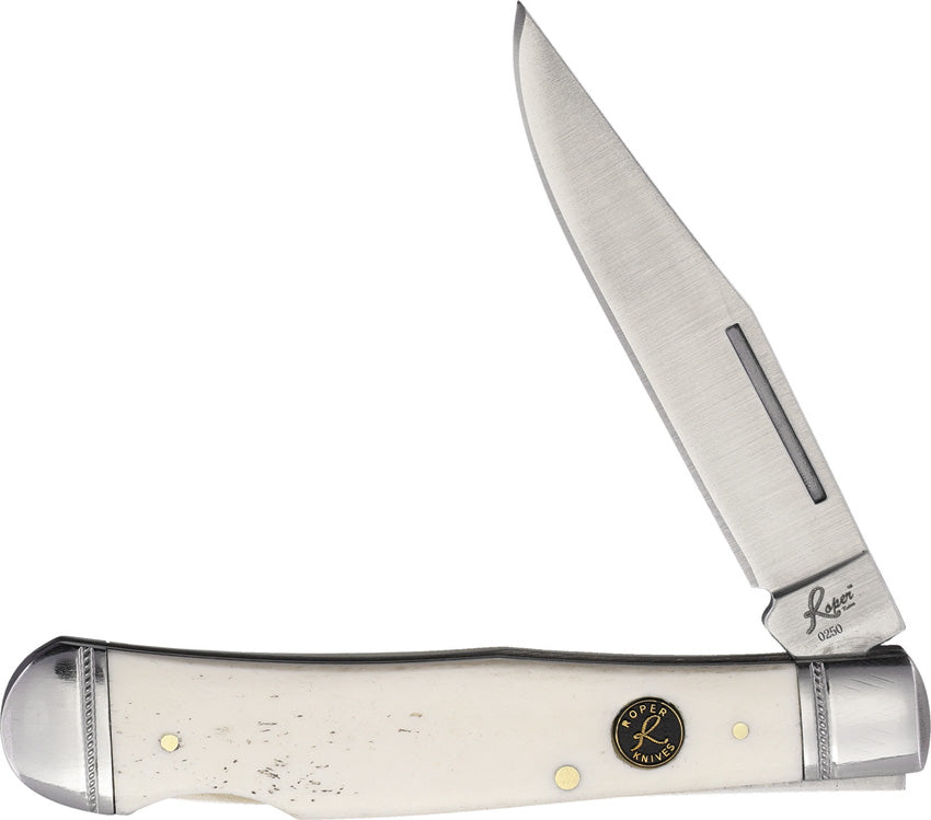 Lockback Trapper White Smooth RP0005CWB