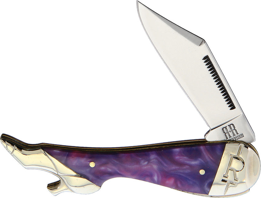 Leg Knife Purple Swirl RR2152 / KB114R