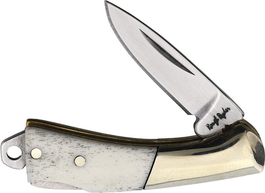 Mini Lockback White Bone