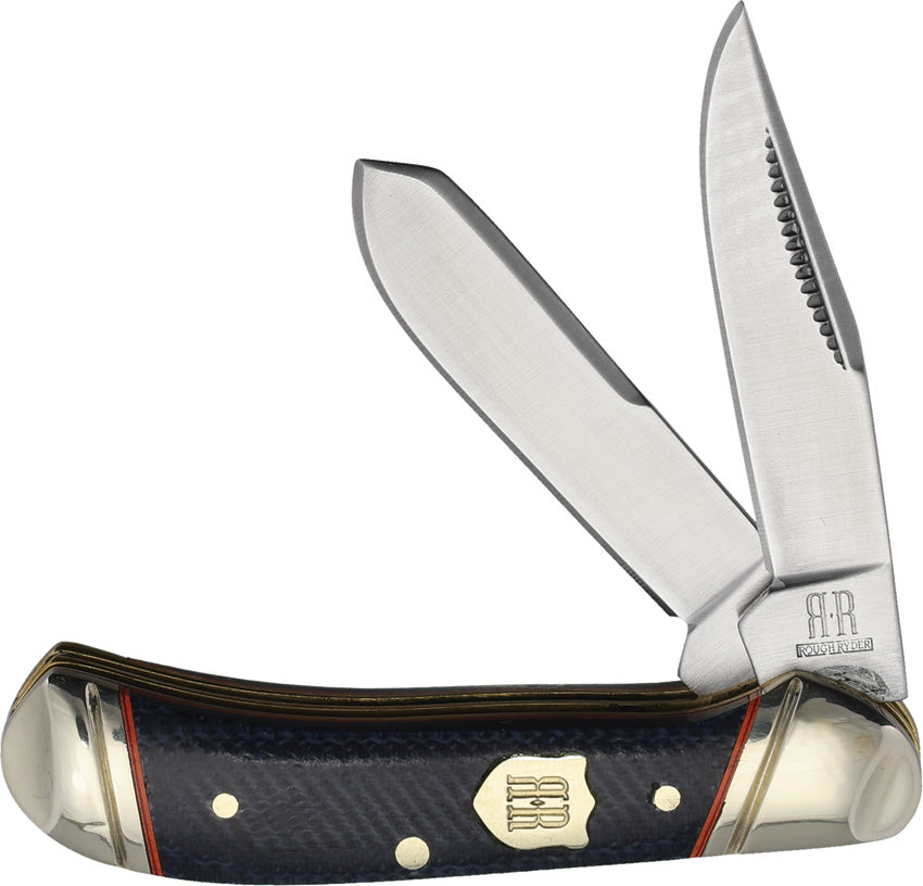 Tiny Trapper Denim Micarta