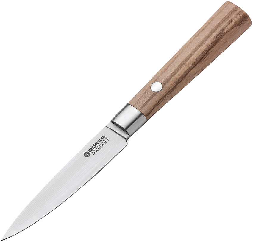 Damast Paring Knif Olive